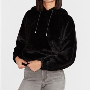 Faux Fur Hoodie